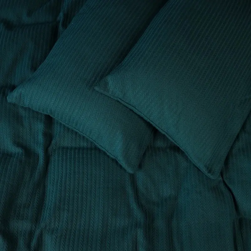 Покривало з наволочками MirSon №10-05 Arrowline Brown (2200010404395) - фото 4