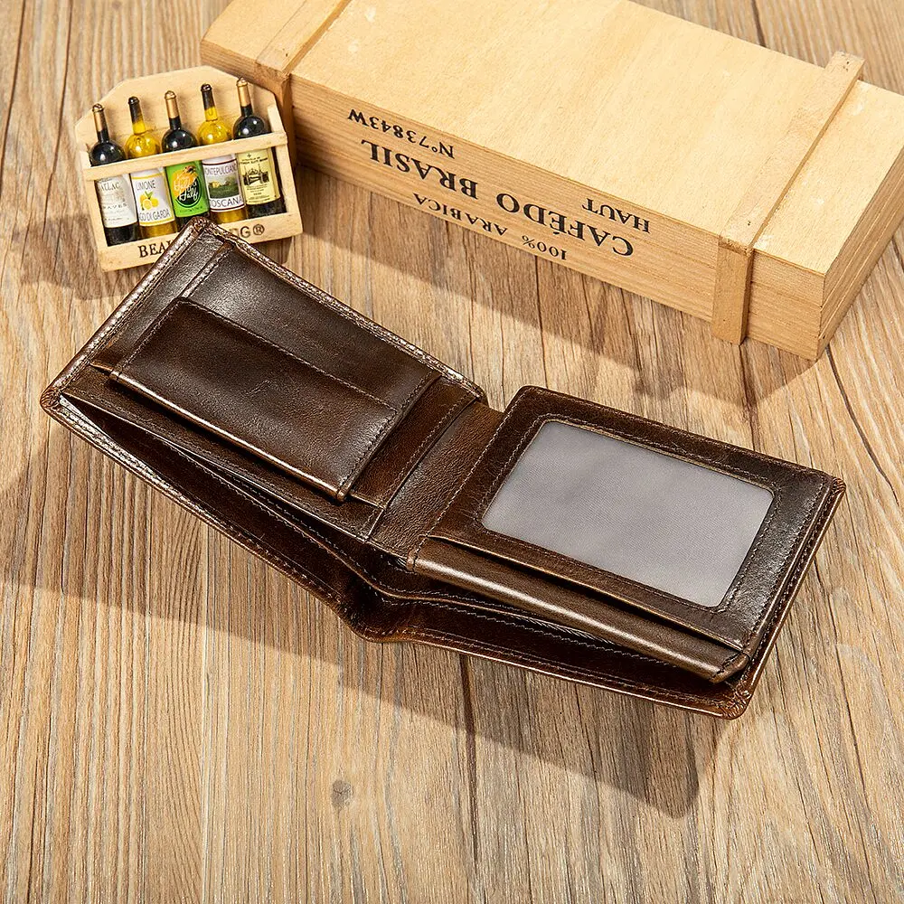 Чоловічий шкіряний гаманець Vintage 9х11х2.5 см acs0015023 - фото 4