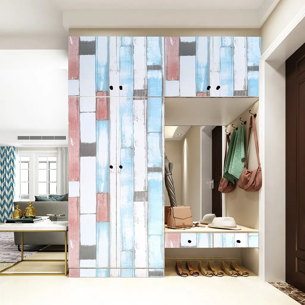 Самоклеюча плівка Sticker Wall SW-00001264 Лазурне дерево 0,45х10м - фото 5