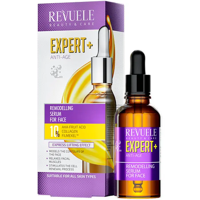 Ремоделююча антивікова сироватка для обличчя Експерт+ Revuele 30 мл - фото 2