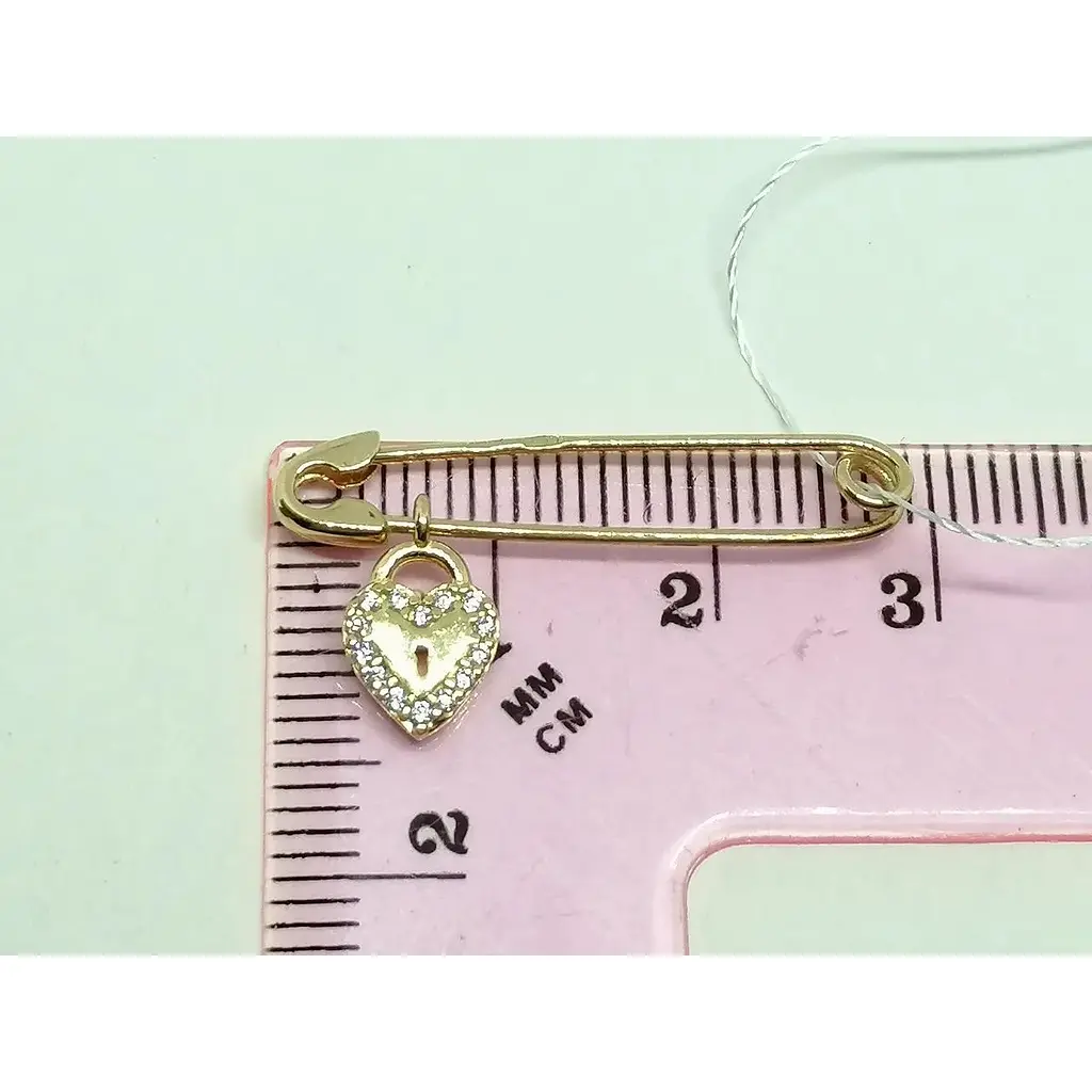 Золота брошка-шпилька Імперія золота з фіанітами. БШ081(3)И - фото 3