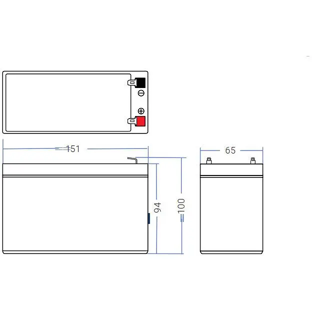 Аккумуляторная батарея AGM Green Cell VRLA 12V 9Ah для ИБП (AGM06) - фото 6