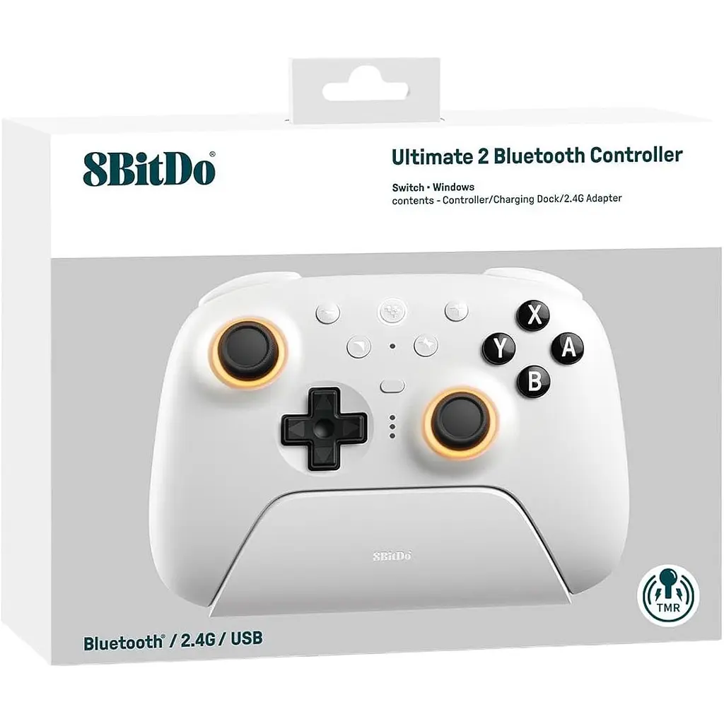 Геймпад 8BitDo Ultimate 2 Bluetooth Controller 80ND White [169209] - фото 5