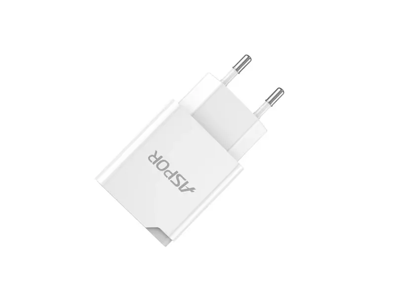 Мережевий зарядний пристрій Aspor A826 PD (20 W/USB/Type-C) White - фото 4