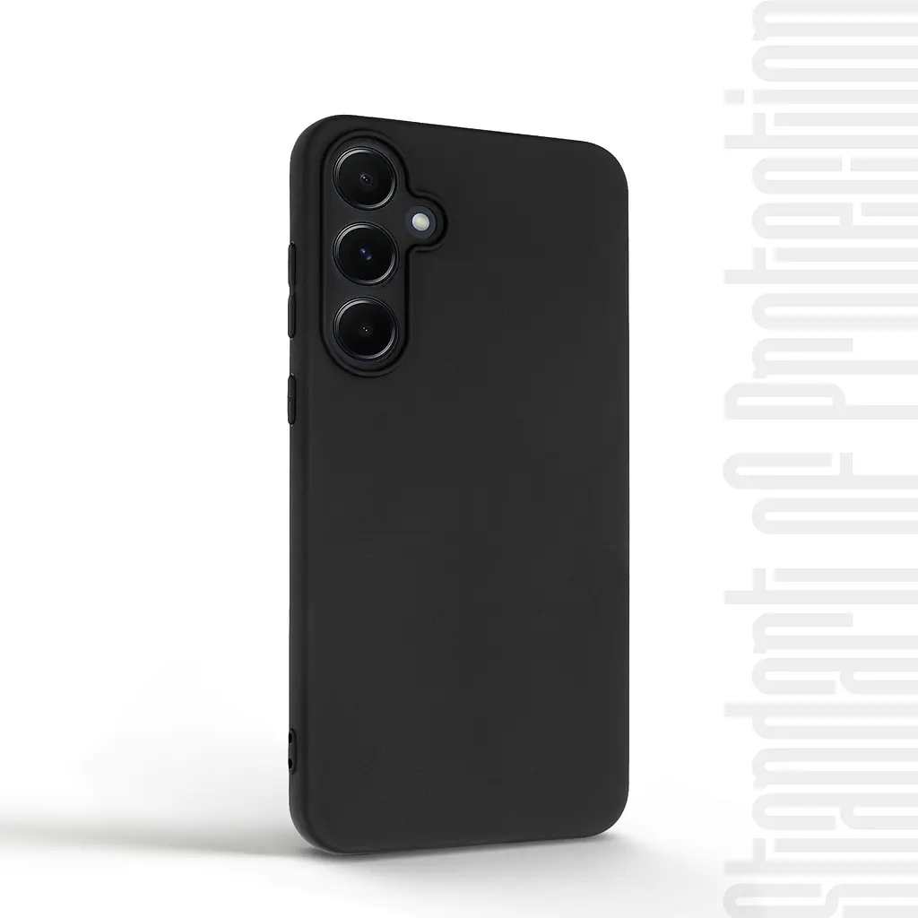 Чехол-накладка для смартфона Samsung Galaxy A55 5G (A556) противоударный, силиконовый, термополиуретановый (ТПУ), с защитой камеры и корпуса, черный, защита всего корпуса, ArmorStandart (ARM74318) - фото 2