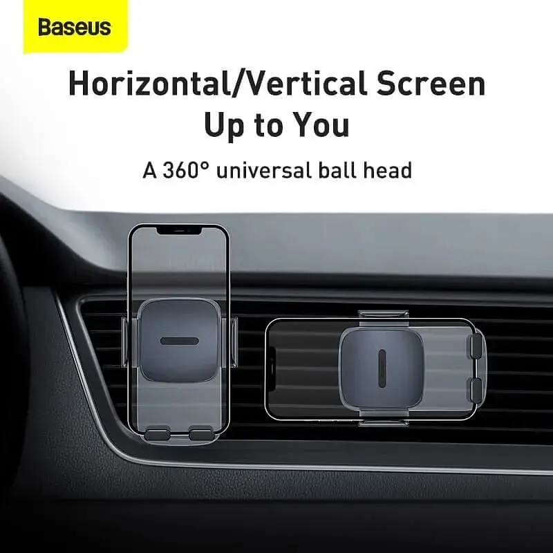 Тримач BASEUS Easy Control Clamp Car Mount Holder SUYK000101 Air Outlet Version - фото 7