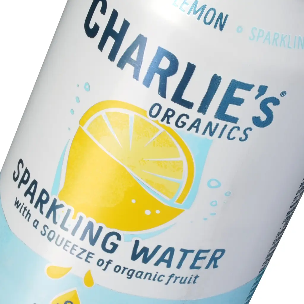 Вода мінеральна Charlie's із соком лимона газована з/б 0.33 л (863548) - фото 4