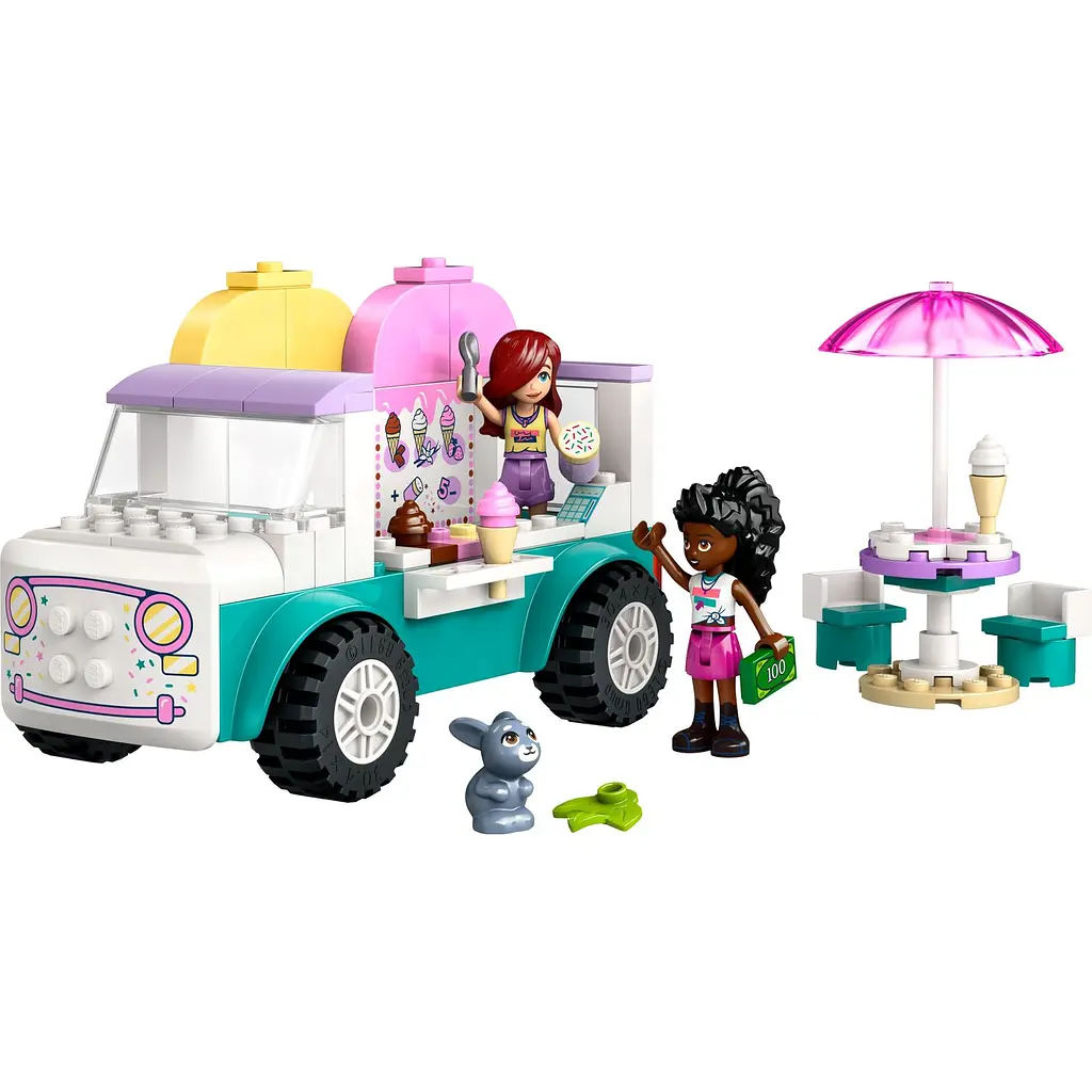 Конструктор LEGO Friends Хартлейк-Сити. Фургон с мороженым 92 детали (42644) - фото 3