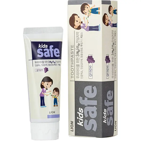 Уцінка. Дитяча зубна паста Lion Kids Safe Виноград, 90 г  - фото 2