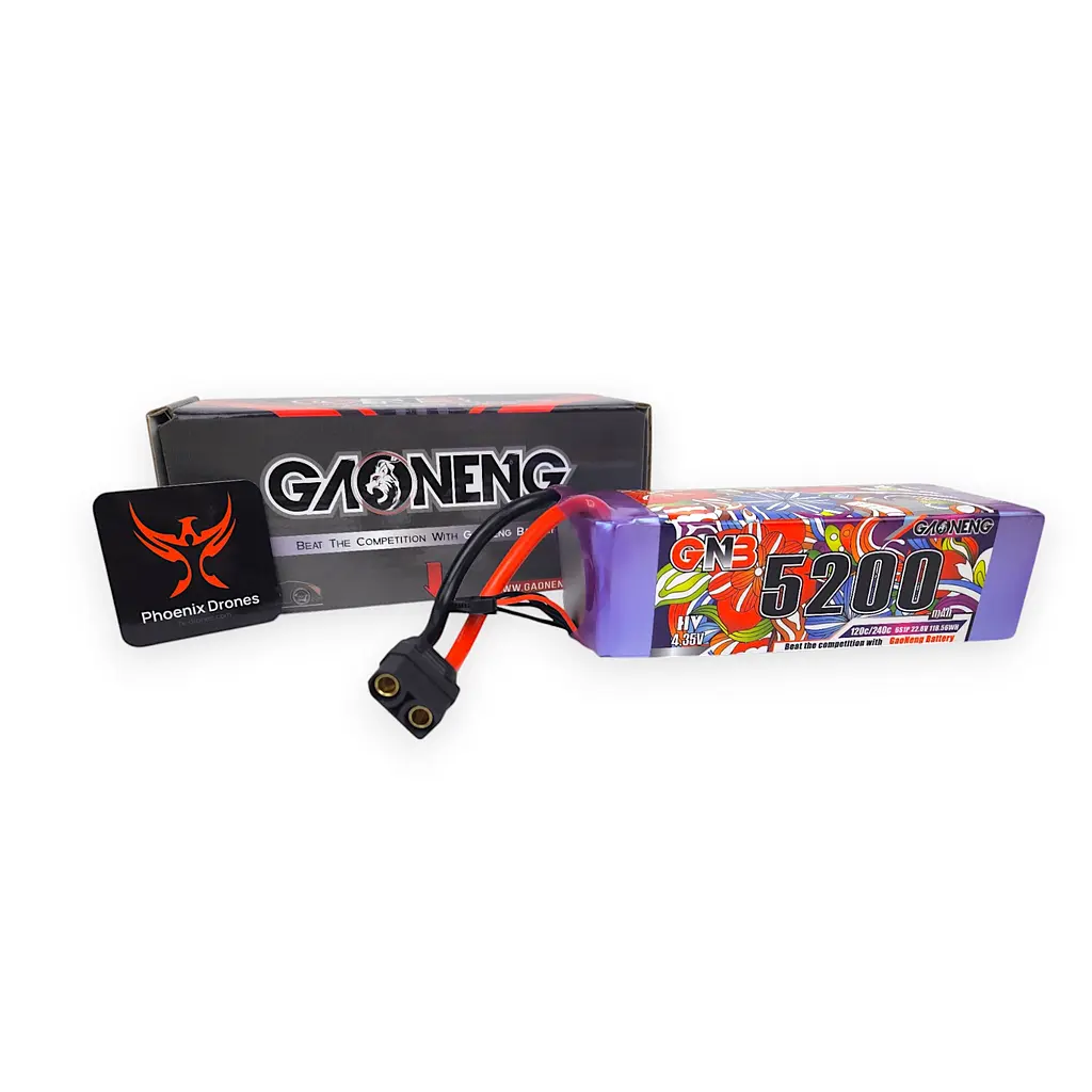Акумулятор GAONENG GNB LiHV 6S 5200mAh 120C XT90 для 7-10 дюймових дронів - фото 7