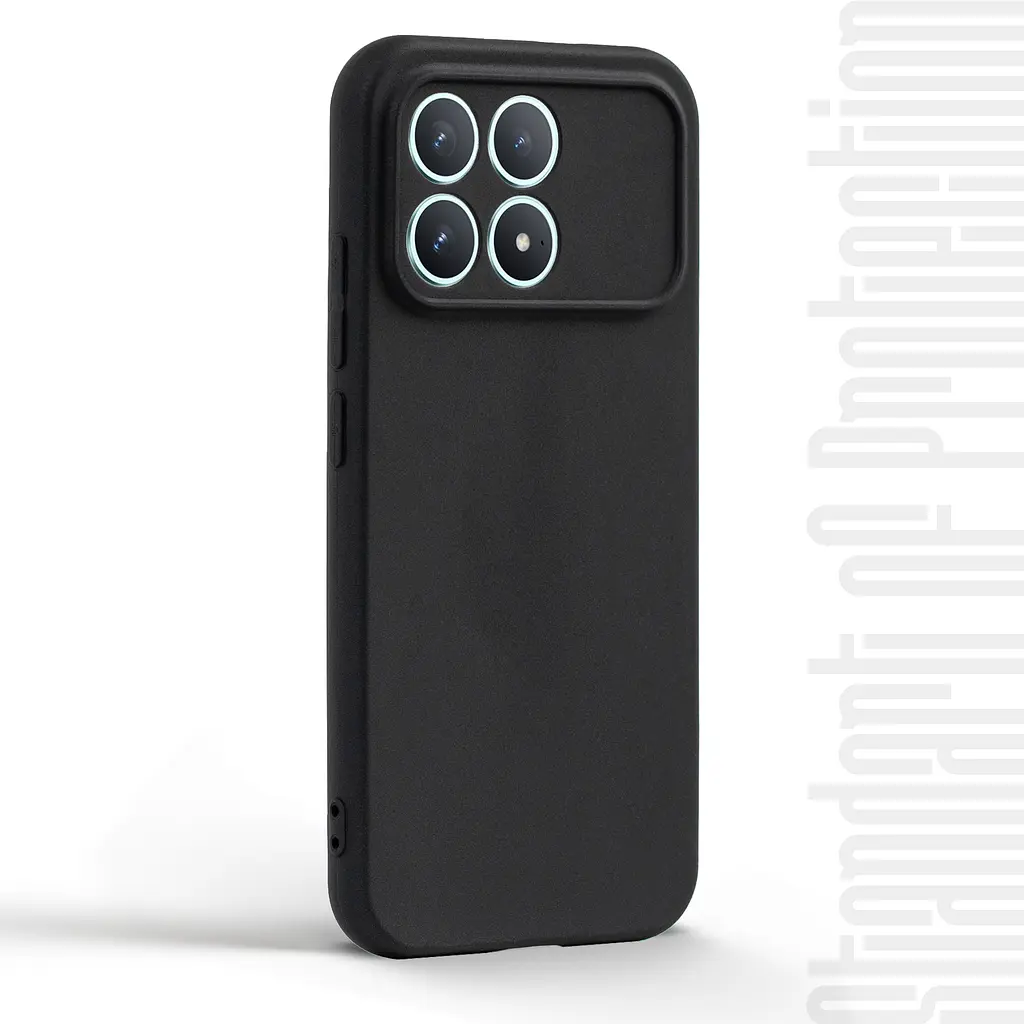 Чехол-накладка для смартфона Xiaomi Poco F8 Pro противоударный, силиконовый, термополиуретановый (ТПУ), с защитой камеры и корпуса, черный, защита всего корпуса, ArmorStandart (ARM89267) - фото 2