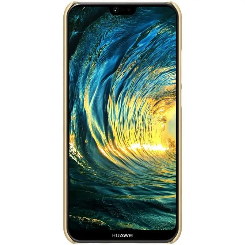 Чехол-накладка Nillkin Super Frosted Shield HuAwei P20 Lite/Nova 3E Gold - фото 2