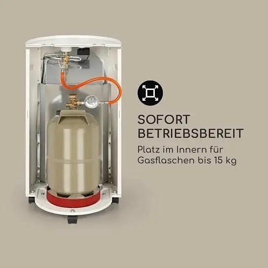 Газовый отопитель керамический Blumfeldt Bonaparte 4200 Вт (10035031) - фото 4