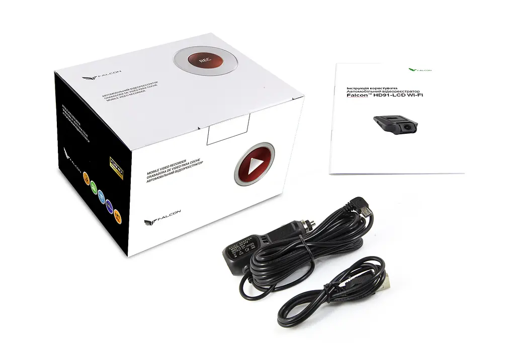 Відеореєстратор Falcon DVR HD91-LCD Wi-fi - фото 6