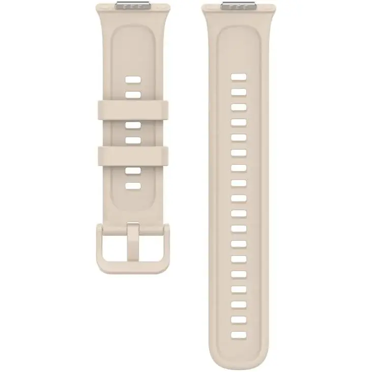 Ремешок DK для Huawei Watch Fit 2 Silicone Sport Full Light Classic (ivory) - фото 3