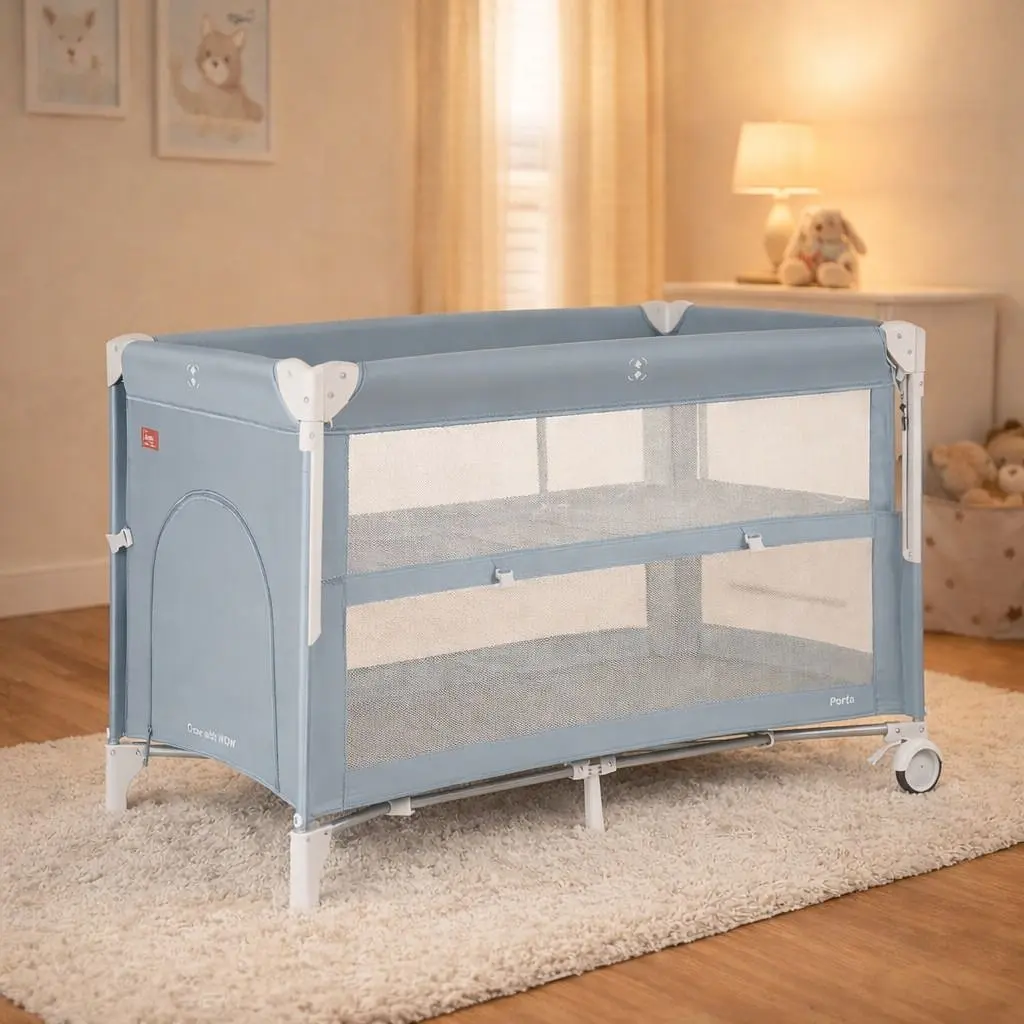 Манеж Carrello Porta CRL-18103 Ash Grey со вторым дном /1/MOQ - фото 2