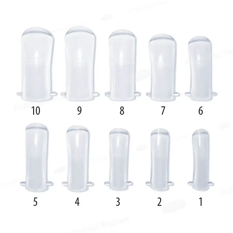 Багаторазові верхні форми для експрес нарощування PNB Reusable Upper Nail Forms 100 шт - фото 5