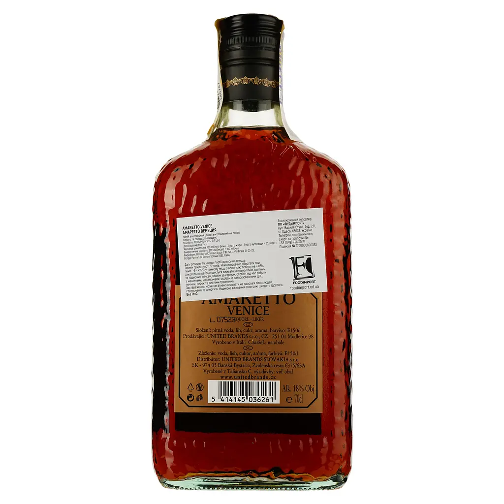 Лікер Amaretto Venice 18% 0.7 л - фото 2