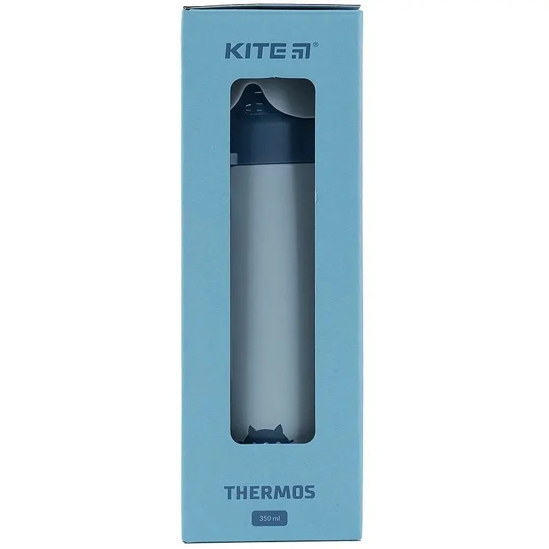 Термос Kite Сat 350 мл блакитний (K21-376-01) - фото 4