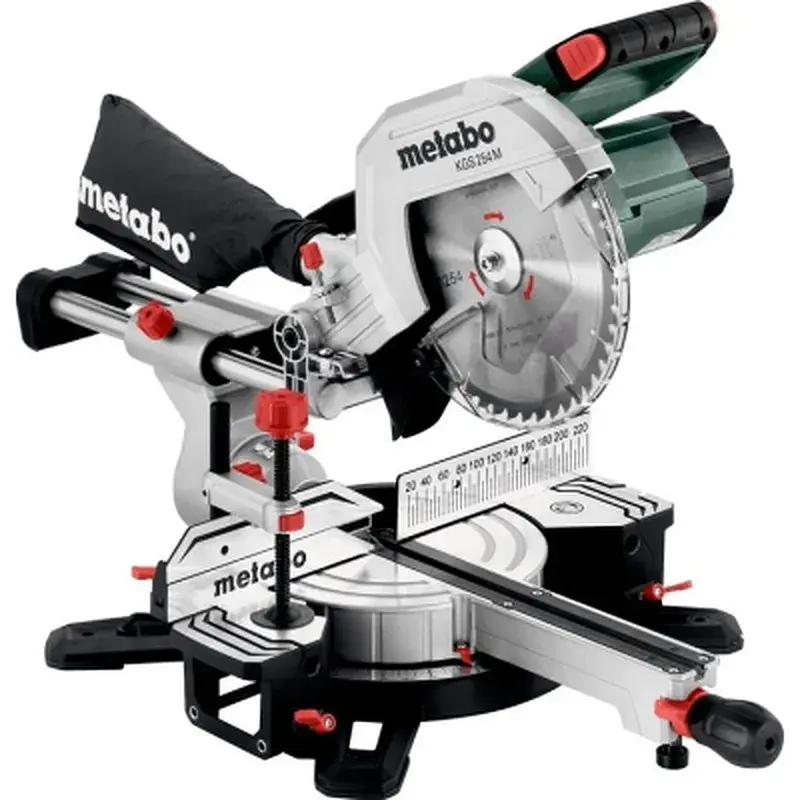 Торцювальна пила Metabo KGS 254 M 1800Вт, 254мм, 16.1кг (613254000) - фото 2