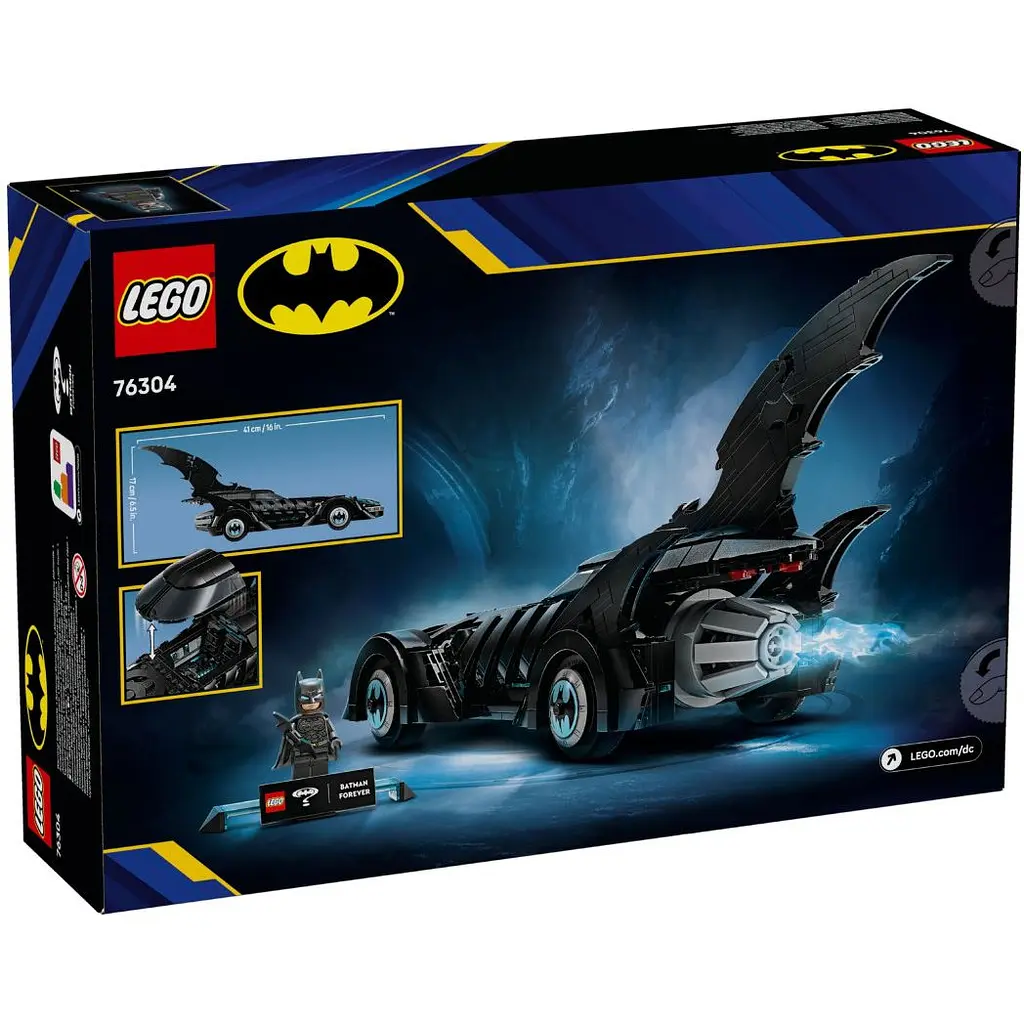 Конструктор LEGO Supe Heroes DC Batman Бетмен назавжди Бетмобіль 909 деталей (76304) - фото 2