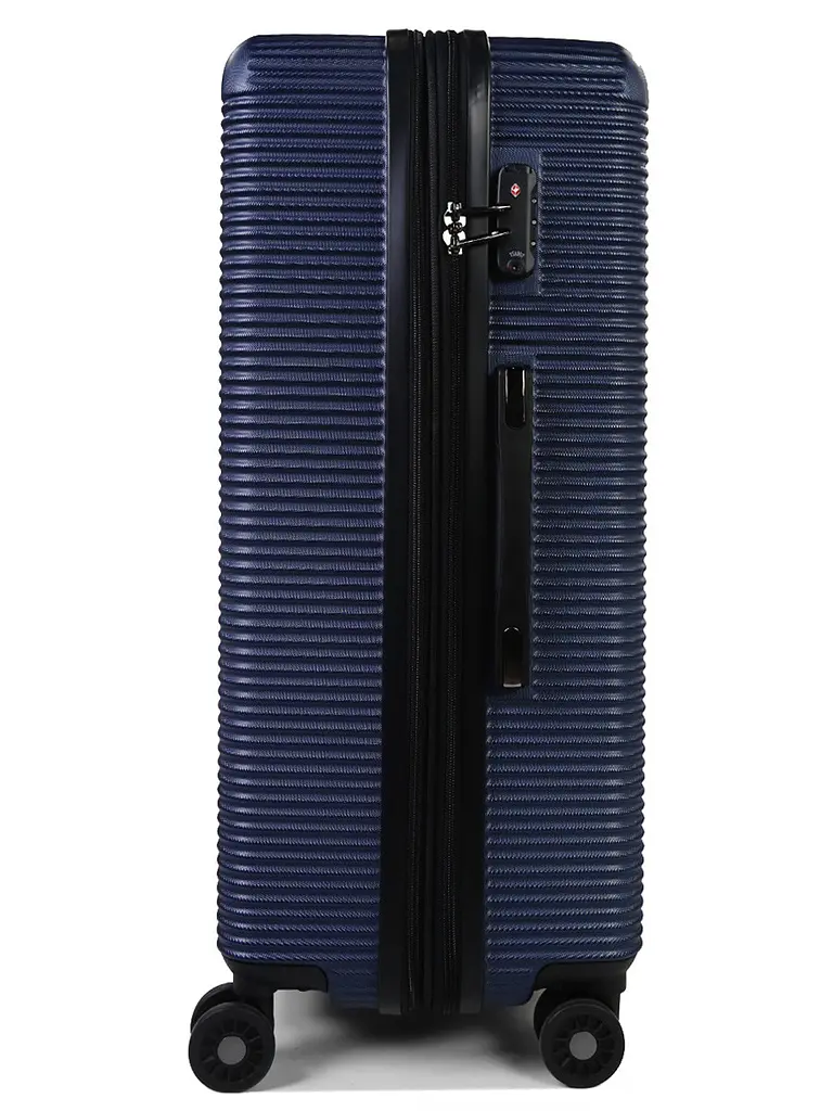 Валіза дорожня гігант (XL) полікарбонат Airtex 968 110л 75х50х30 см Темно-синій (Dark blue) - фото 5