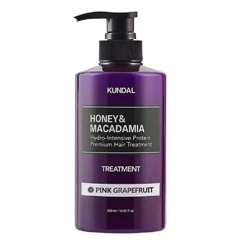 Кондиціонер для волосся "Рожевий грейпфрут" 500 мл Kundal Honey & Macadamia Protein Hair Treatment Pink Grapefruit - фото 2