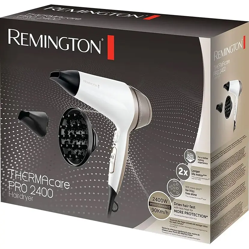 Фен Remington D5720 Thermacare Pro 2400 біло-бежевий (45660560100) - фото 4