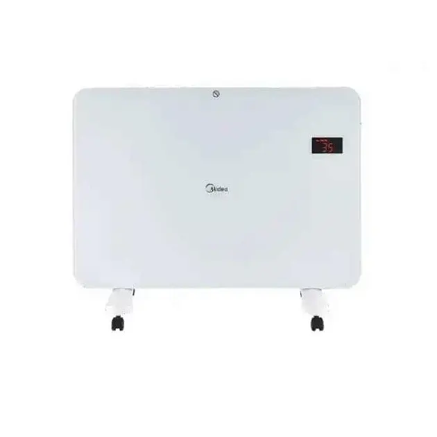 Конвектор Midea NDK15-15MR білий, 1500W, настінний/підлоговий, закритий тип тену, площа обігріву 20 м²
