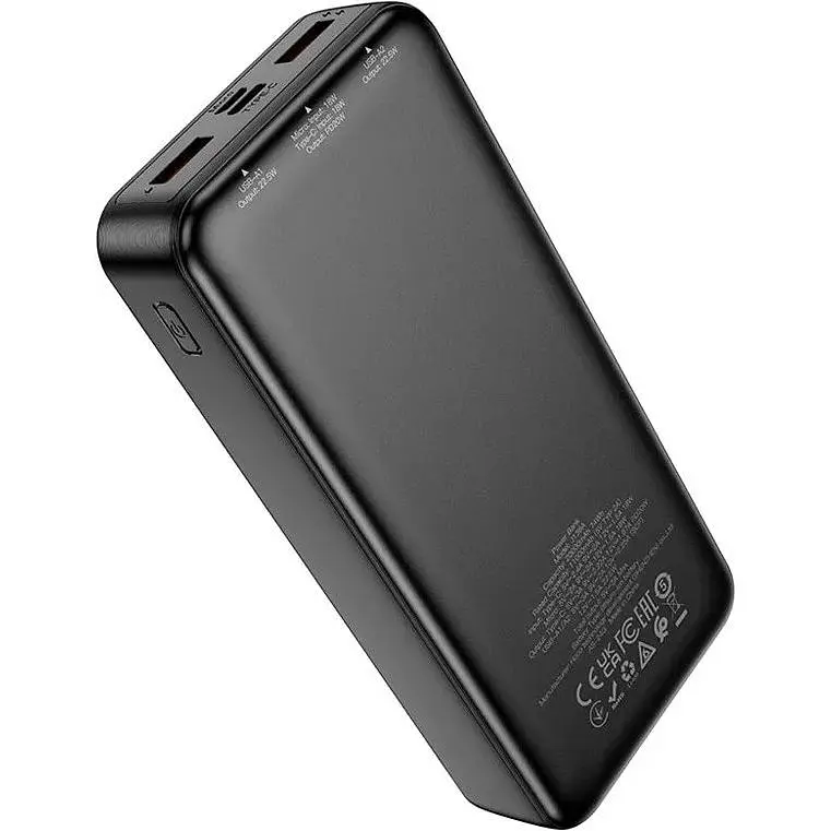 Портативный аккумулятор Hoco J136A Sirui 22.5W+PD20W 20000mAh black - фото 3