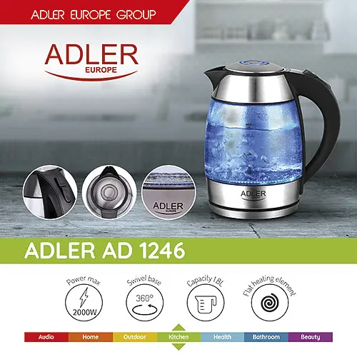 Електрочайник Adler AD 1246 - фото 7