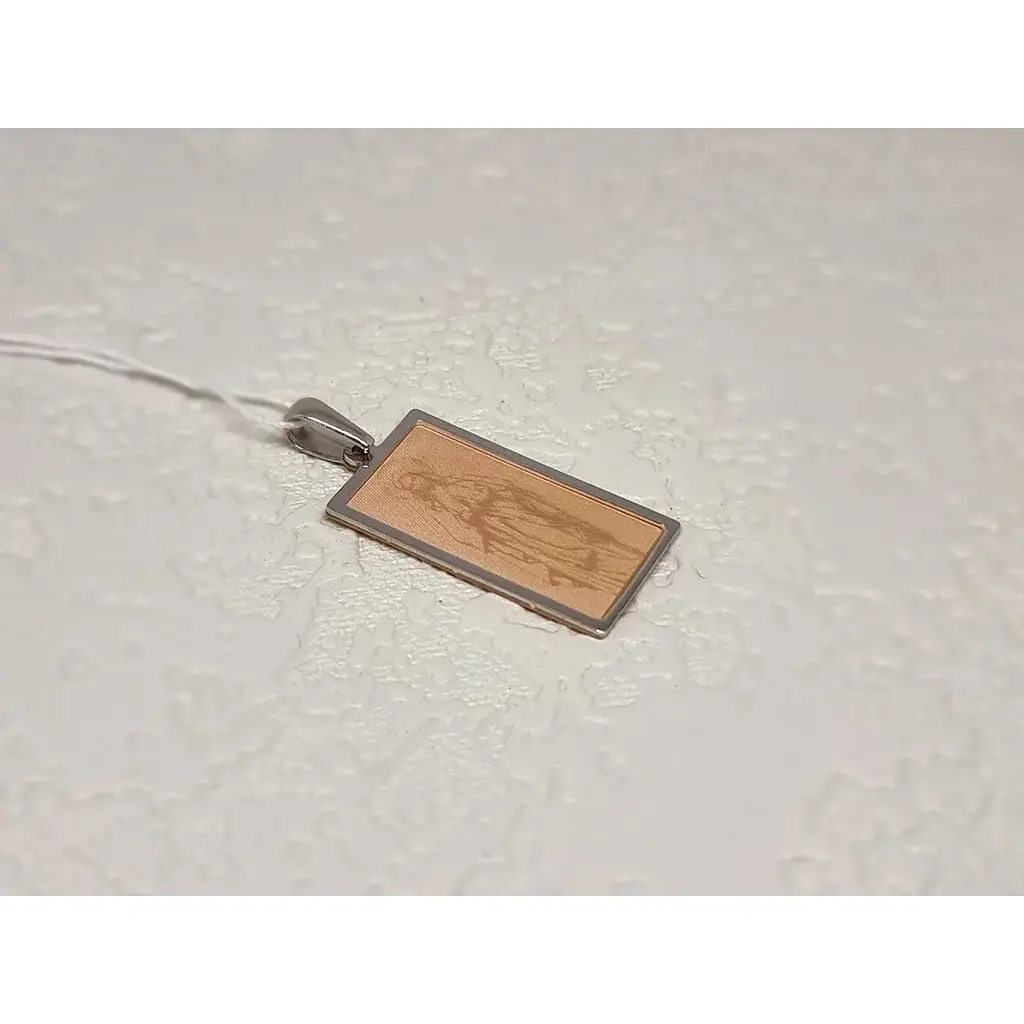 Золота підвіска Favoritum-ікона "Божа Матір". 310019 - фото 2