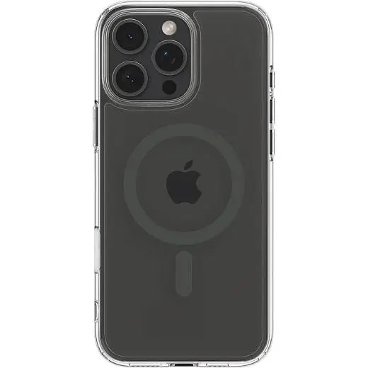 Прозорий чохол Spigen Ultra Hybrid T (MagFit + Camera Control) Graphite для iPhone 16 Pro Max (ACS08506) - фото 4