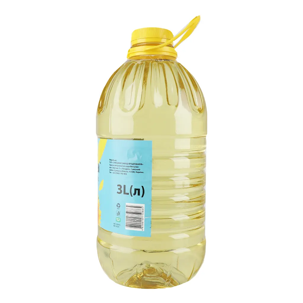Масло подсолнечное Олівія рафинированное вымороженное 3 л (921987) - фото 4