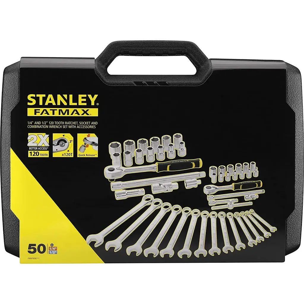 Набір інструментів Stanley FatMax, 1/4, 1/2, 50 шт. (FMMT82827-1) - фото 3