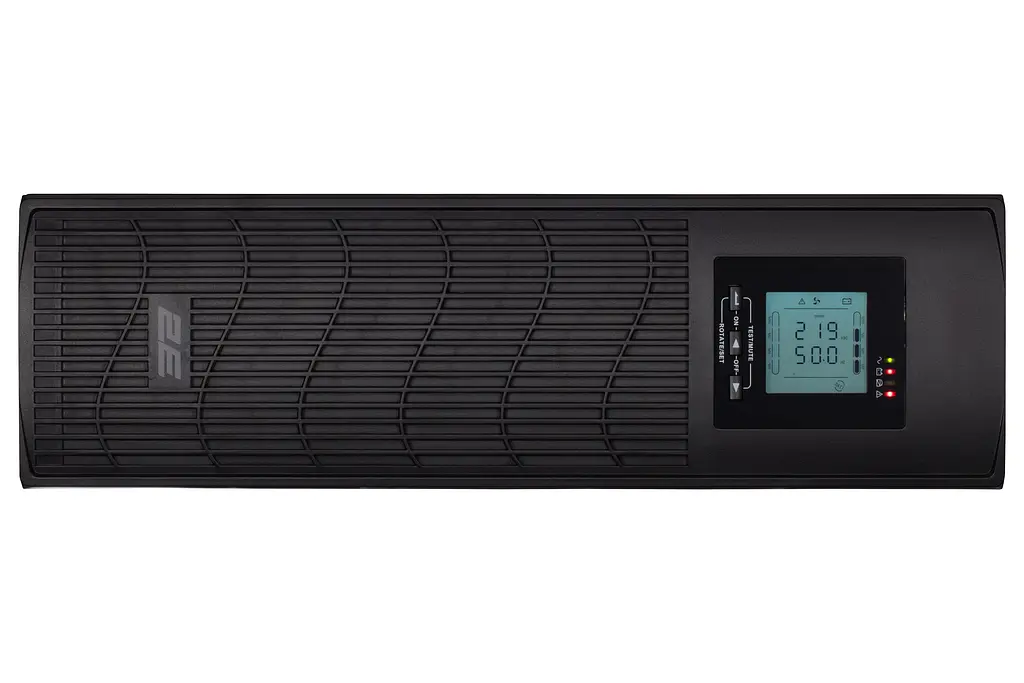 2E Джерело безперебійного живлення PS3000RT, 3000VA/2400W, RT3U, LCD, USB, 3xC13, 3xSchuko - фото 5