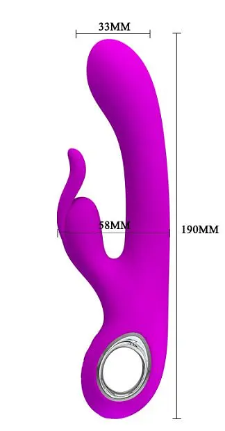 Hi-tech вібратор - Pretty Love Hot Rabbit Vibrator Pink PRETTY LOVE BI-014480 89564 - фото 3