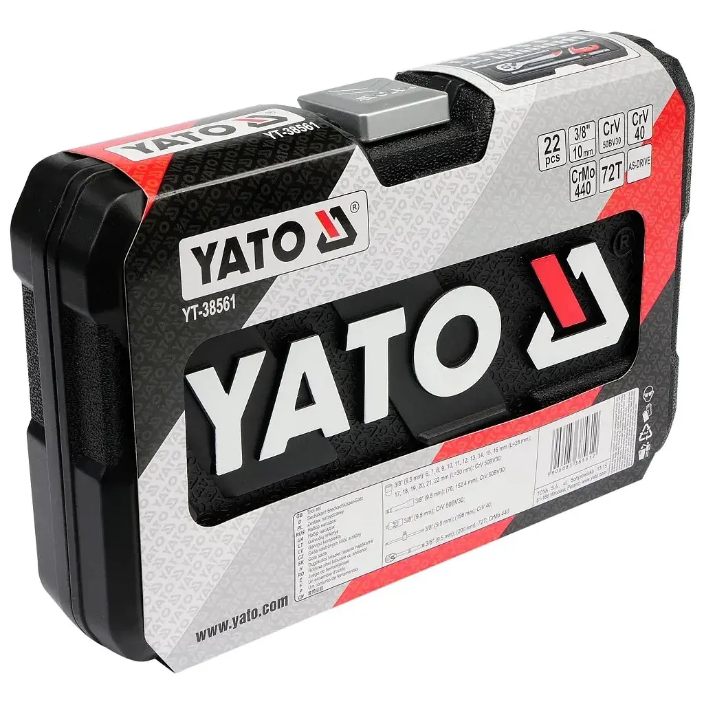 Набір інструментів Yato YT-38561 - фото 4