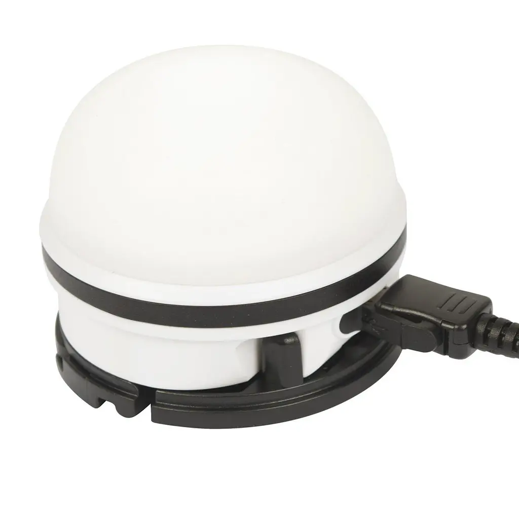 Фонарь кемпинговый Bo-Camp Kuma Silicone Rechargeable 200 Lumen White/Black (5818808) - фото 2