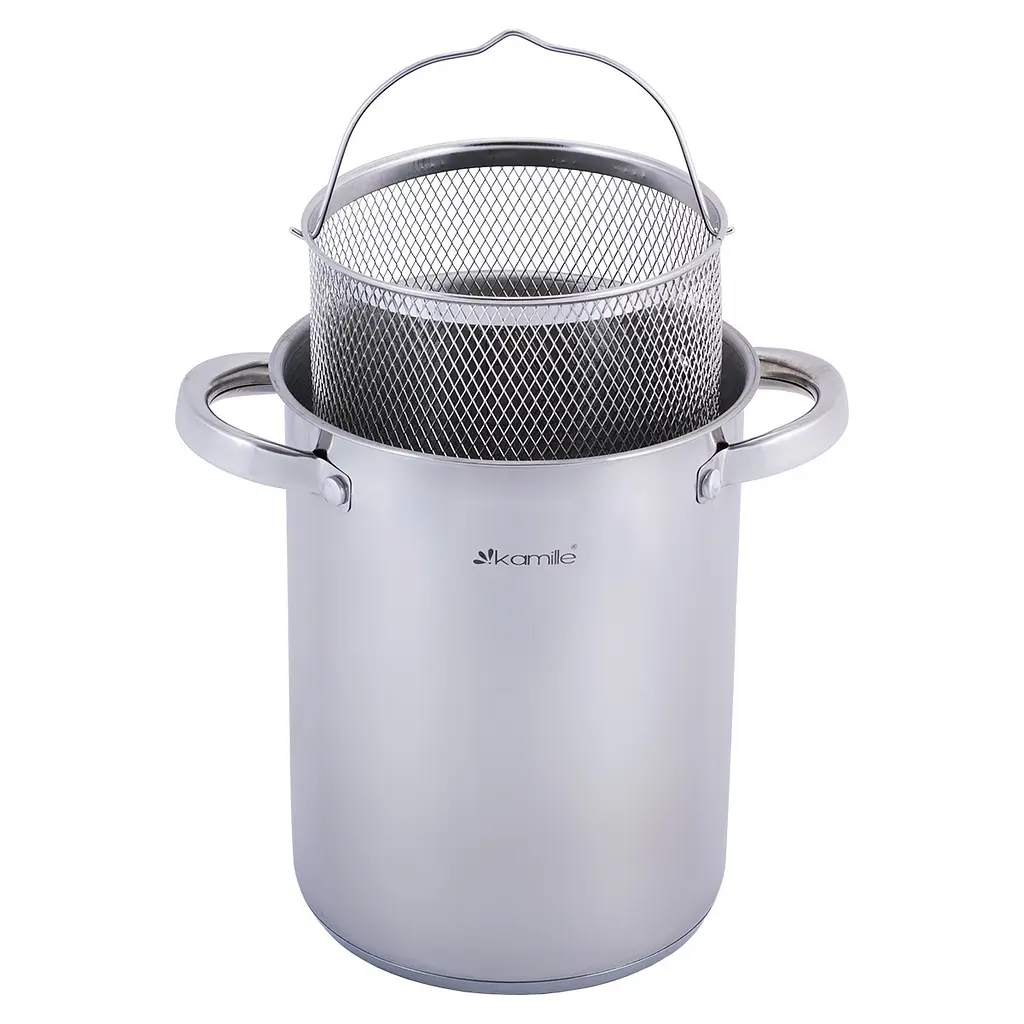 Каструля з друшляком Kamille KM-5850 4.0л - фото 3
