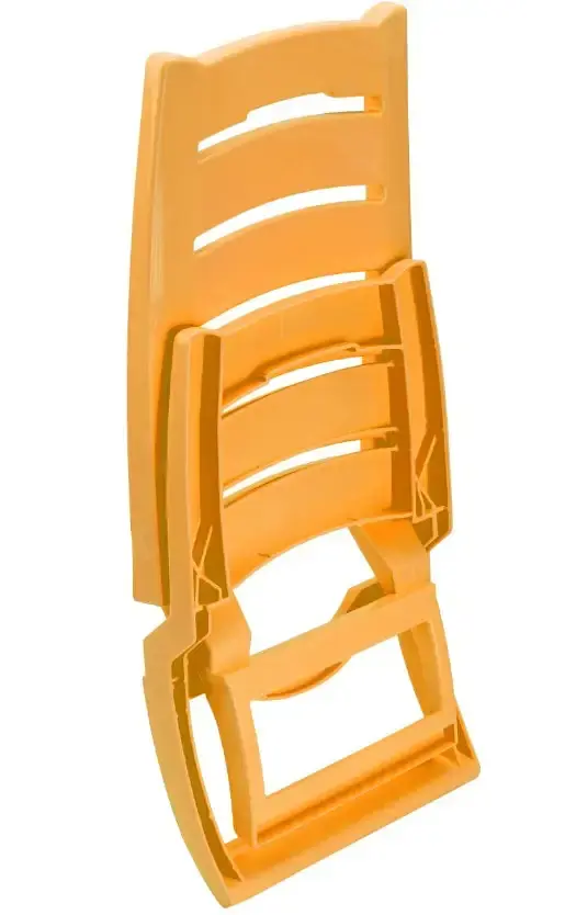 Кресло-шезлонг из пластика Adriatic 37.5х65 см желтый (8002936289025) - фото 4