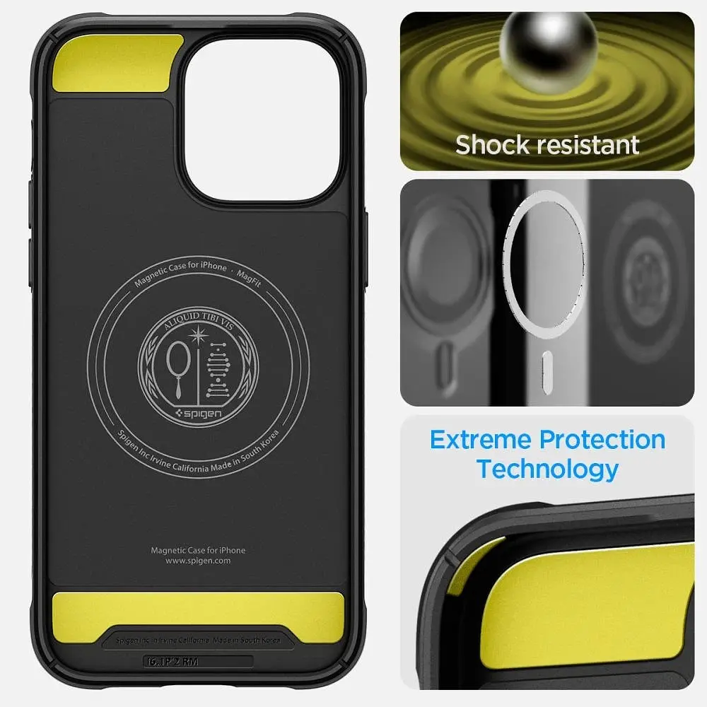 Оригінальний протиударний чохол Spigen Rugged Armor MagSafe для Iphone 14 Pro Max (6.7") Matt Black ACS04812 - фото 18