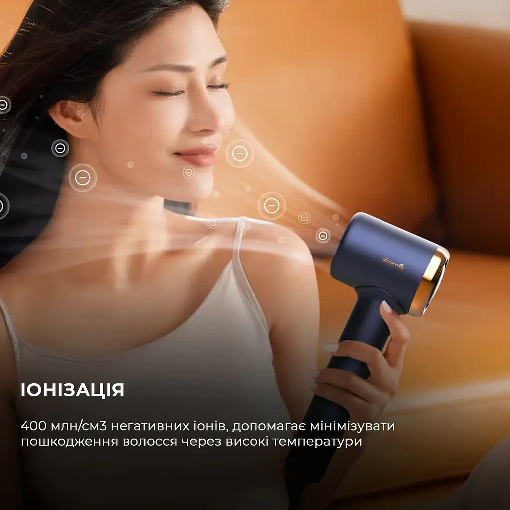 Фен Deerma DEM-CF50W Navy Blue - фото 5