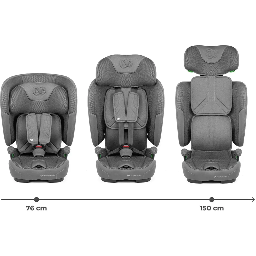 Автокресло Kinderkraft Fix2Go i-Size Grey (KCFI2GO0GRY0000) - фото 6
