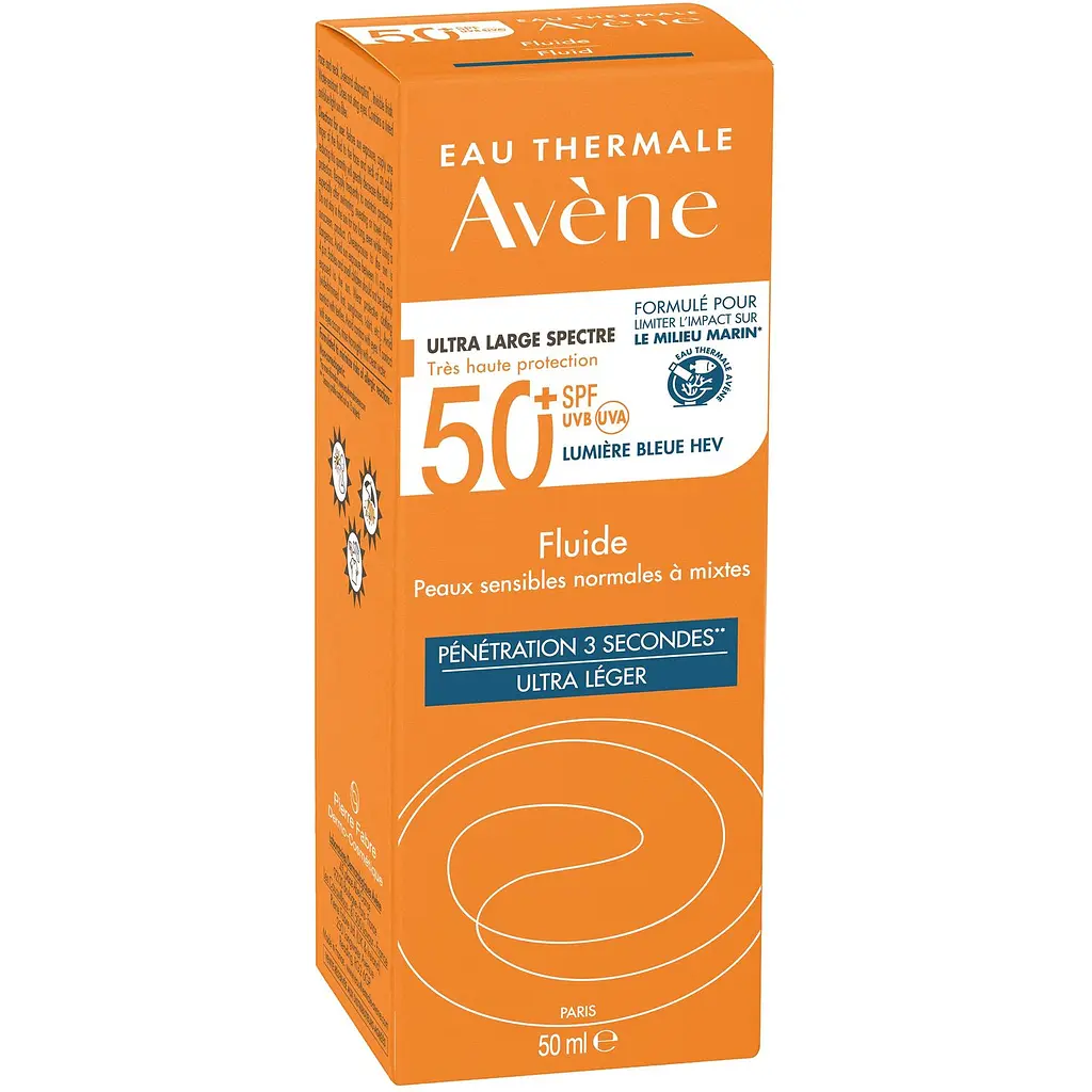 Сонцезахисний флюїд для обличчя Avene SPF50+, 50 мл (206197) - фото 2