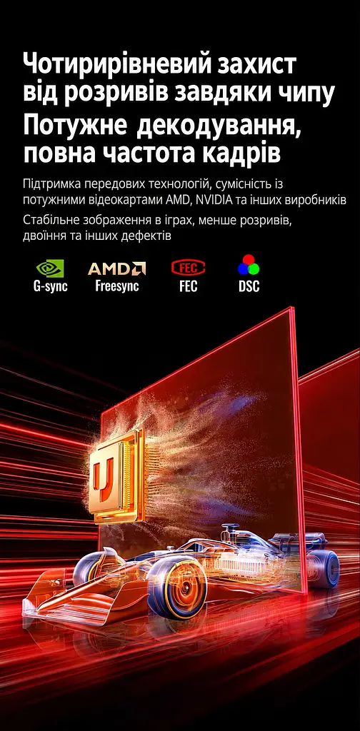 Відеокабель UGREEN CM774 USB-C - DisplayPort 1.4 8K 60 Гц 2 м чорний (45632) - фото 10