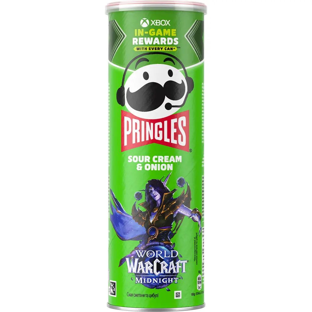 Чипсы Pringles Sour Cream & Onion Сметана и лук 165 г (423906) - фото 2