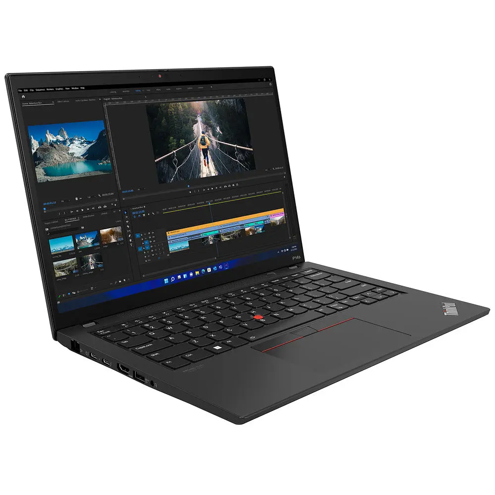 Ноутбук Lenovo ThinkPad P14s Gen 4, Дисплей 14-inch 2.8K OLED, процессором Intel Core i7-1360P, Память 32GB LPDDR5, spatiu de накопитель 1TB SSD, видеокарта nVidia RTX A500 4GB, Windows 11 Pro - фото 2