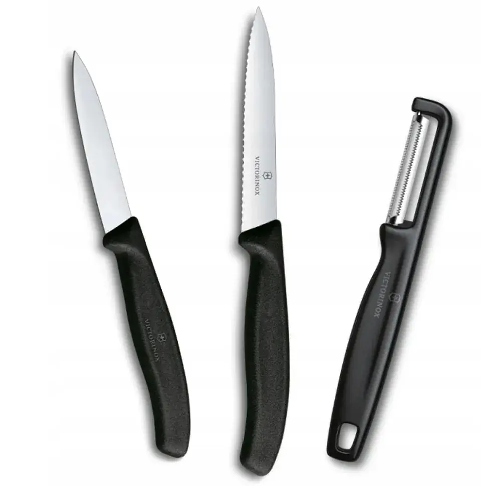 Набір для чищення овочів Victorinox Swiss Classic 3шт чорн 6.7113.33 - фото 2