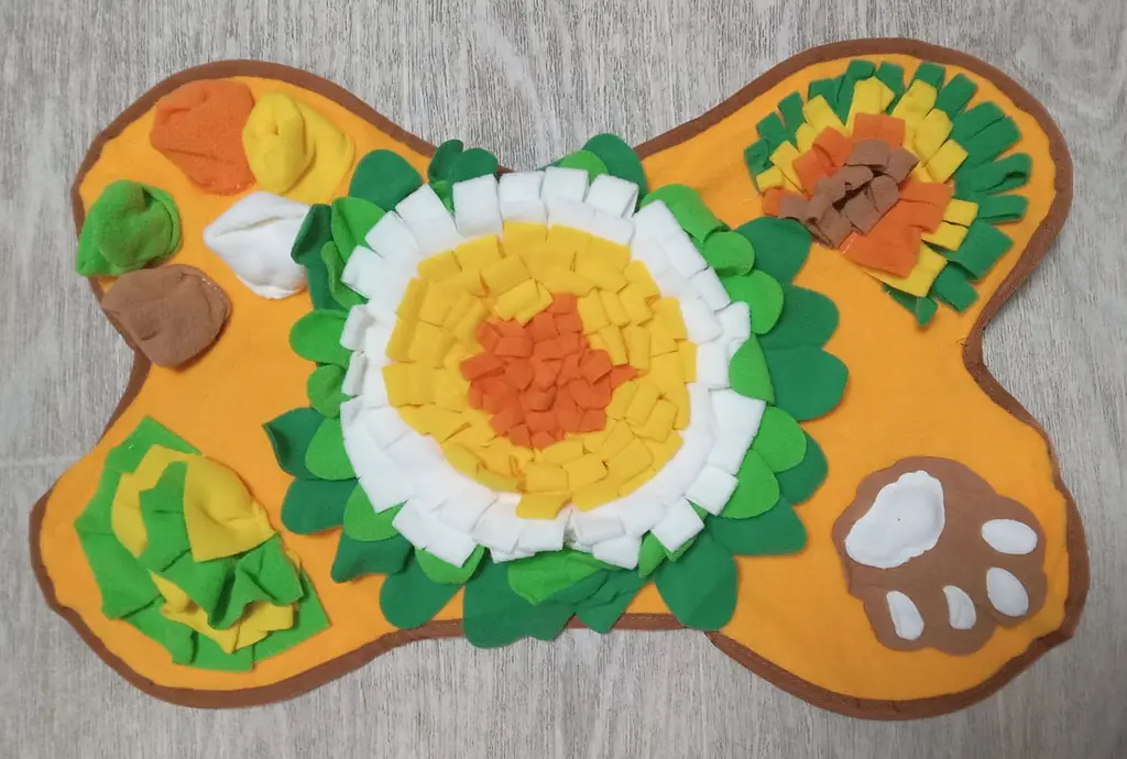 Килимок для нюхання для собак Derby Pet Shuffle Mat yellow - фото 2